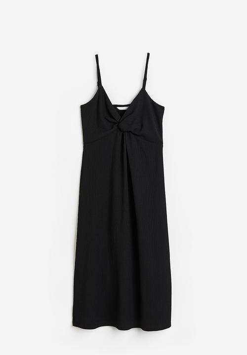 H&M - Twist-detail dress - black