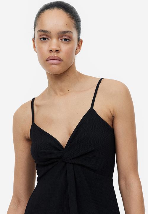 H&M - Twist-detail dress - black