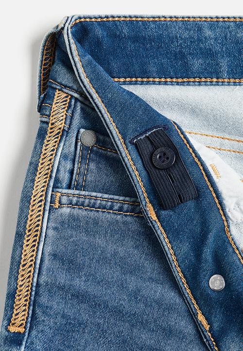H&M - Super soft slim fit shorts - denim blue