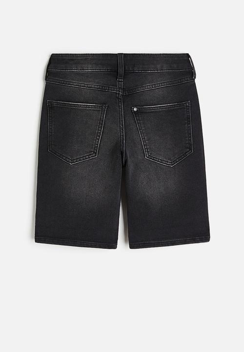 H&M - Super soft slim fit shorts - dark grey