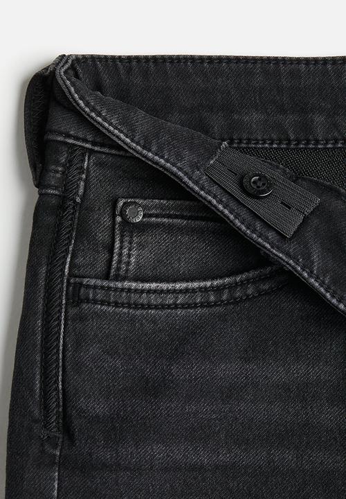H&M - Super soft slim fit shorts - dark grey