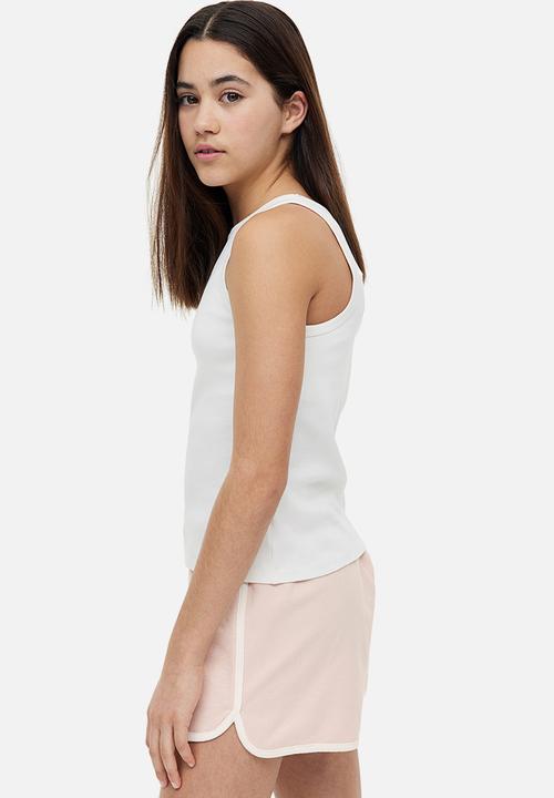 H&M - Cotton sweatshorts - light pink