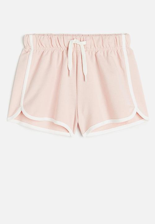 H&M - Cotton sweatshorts - light pink