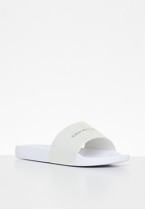 Calvin Klein - Slide ny pearl - bright white/creamy white
