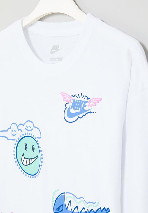 Nike - Nike art of play long sleeve tee - white