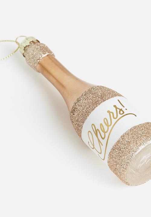 H&M - Christmas decoration - gold-coloured/bottle