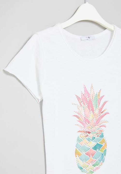 HAILYS - T-shirt - white