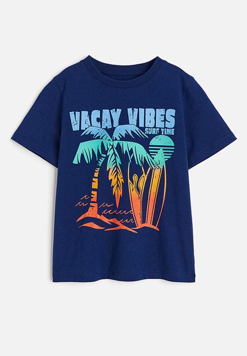 H&M - Cotton T-shirt - blue