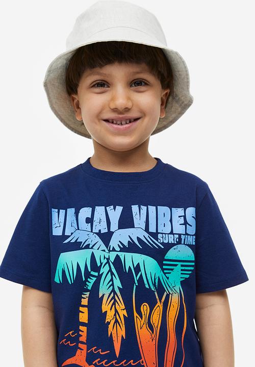 H&M - Cotton T-shirt - blue