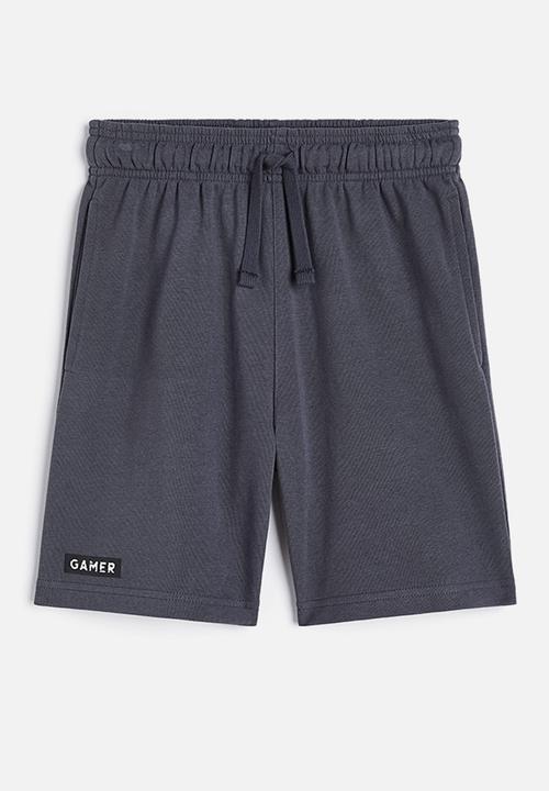 H&M - Printed sweatshorts - dark grey