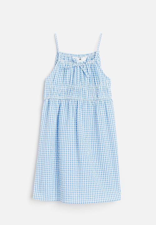 H&M - Sleeveless dress - blue/white checked