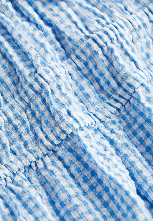 H&M - Sleeveless dress - blue/white checked