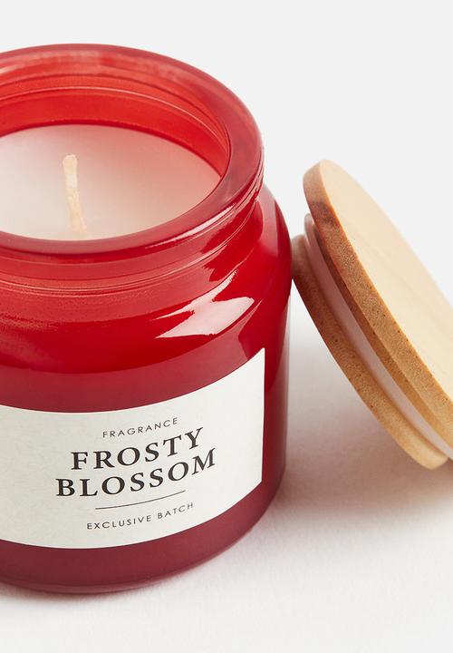 H&M - Scented candle in glass holder - red 