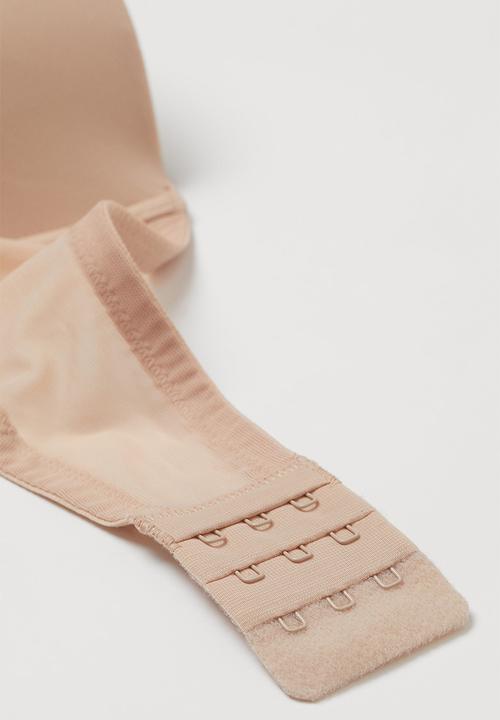 H&M - 2-Pack strapless bras - light beige & black