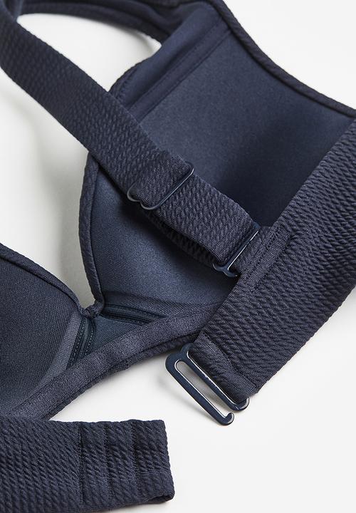 H&M - Push up bikini top - dark blue