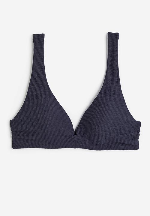 H&M - Push up bikini top - dark blue
