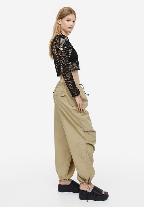 H&M - Tie-front cardigan - black