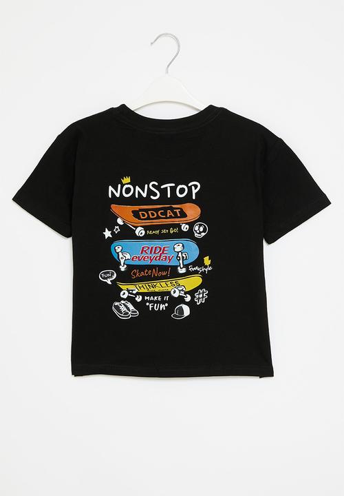 Pop Candy - Smiley face tee - black