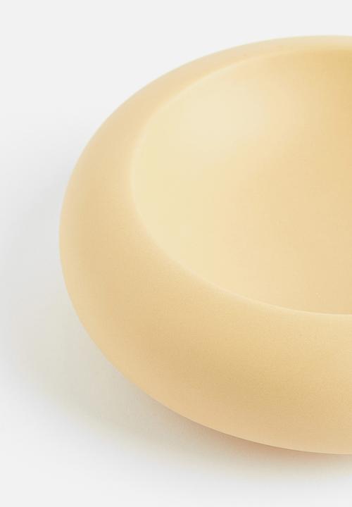 H&M - Decorative stoneware bowl - beige