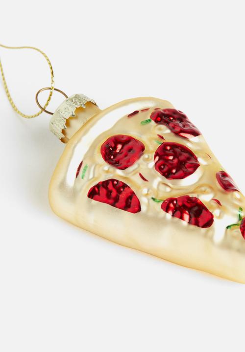 H&M - Christmas decoration - gold-coloured/pizza