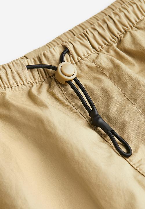 H&M - Parachute cotton skirt - beige