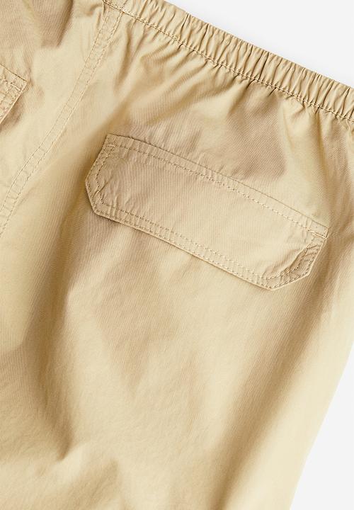 H&M - Parachute cotton skirt - beige