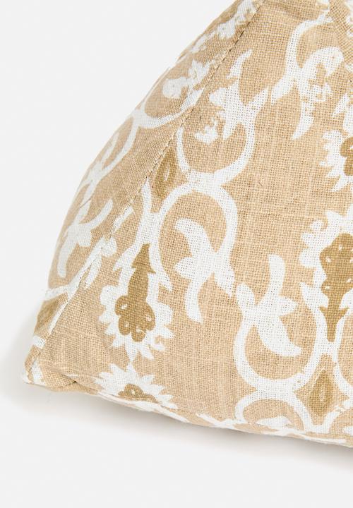H&S - Printed doorstopper - beige