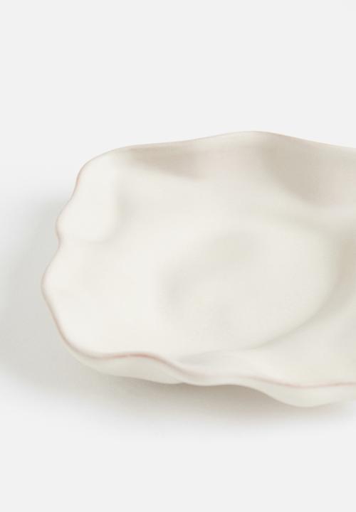 H&M - Terracotta tray - white