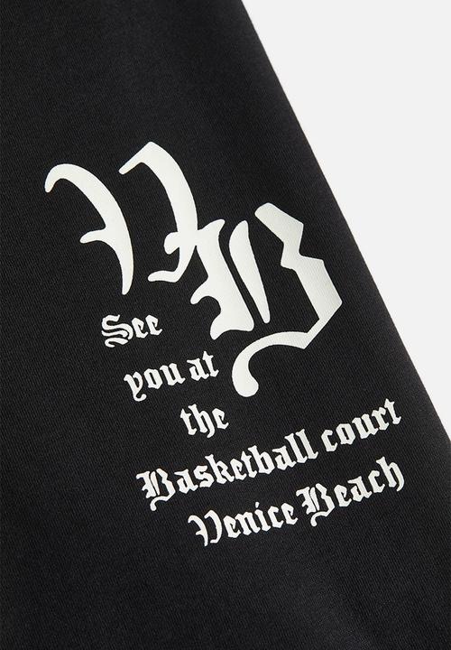 H&M - Regular fit printed t-shirt - black