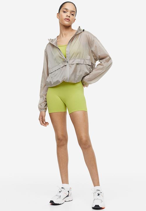 H&M - Drymove™ seamless hotpants - lime green