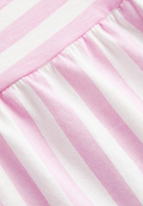 H&M - Cotton strappy top - multi,pink