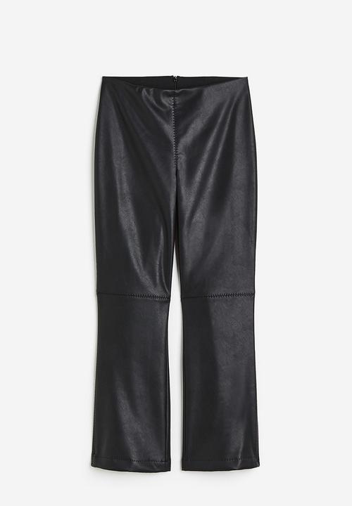 H&M - Flared trousers - black
