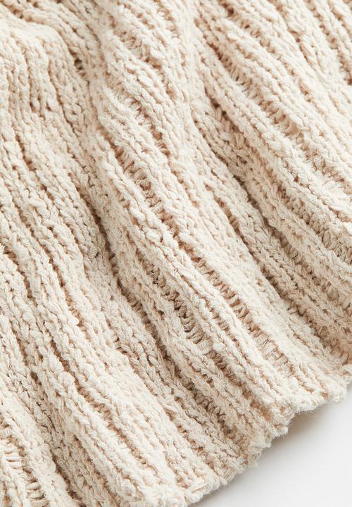 H&M - Knitted vest top - light beige