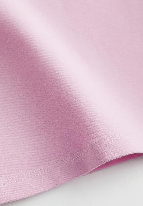H&M - Flared-skirt jersey dress - pink