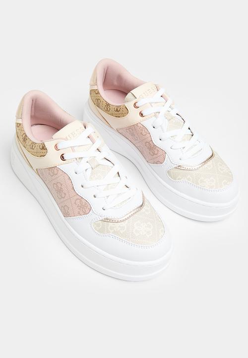 GUESS - Cleva4 sneaker - bone/ white