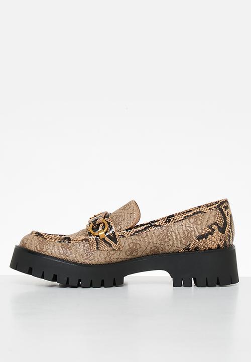 GUESS - Almost loafer - beige & brown
