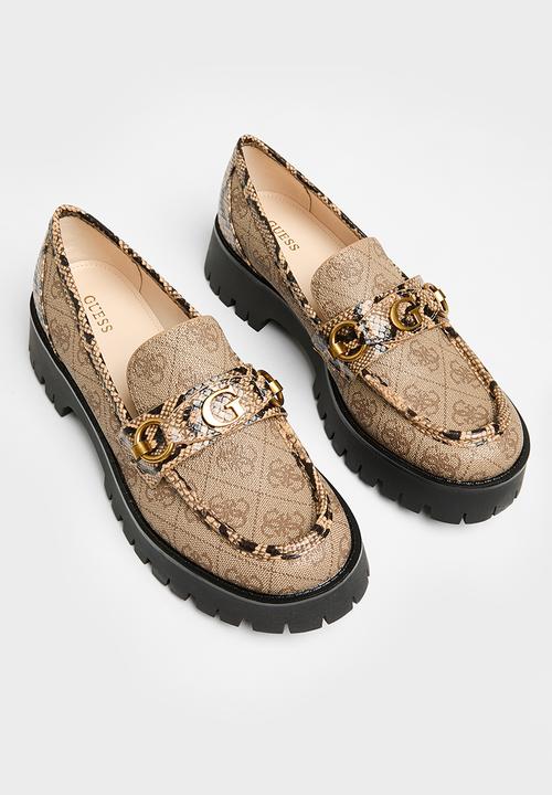 GUESS - Almost loafer - beige & brown