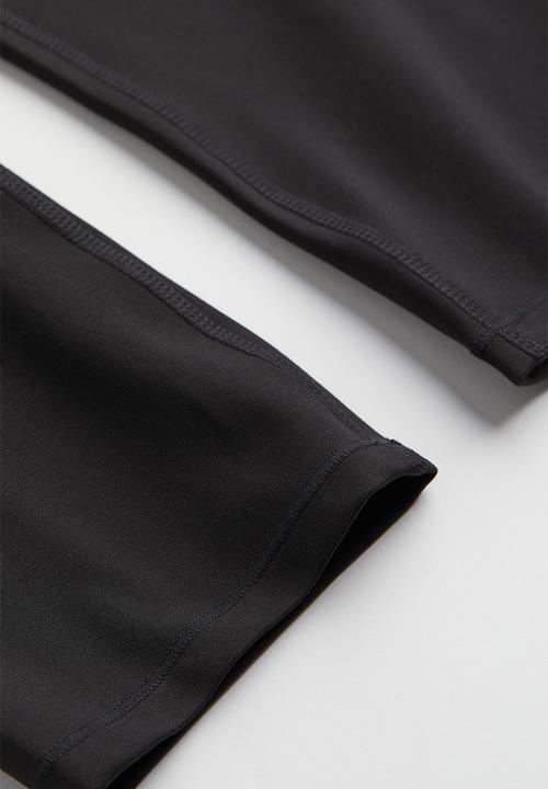 H&M - High waist capri tights - black