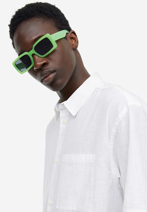 H&M - Relaxed fit short-sleeved linen-blend shirt - white