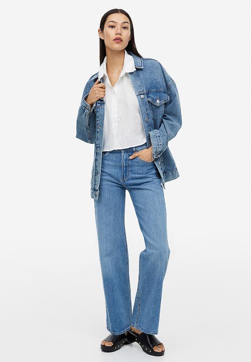 H&M - Oversized linen shirt - white