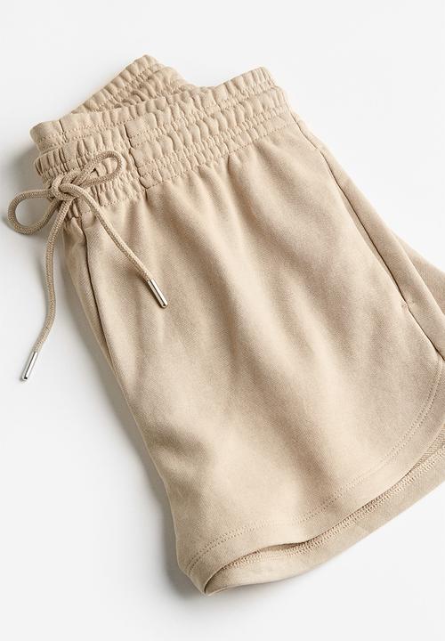 H&M - Sweatshirt shorts - beige