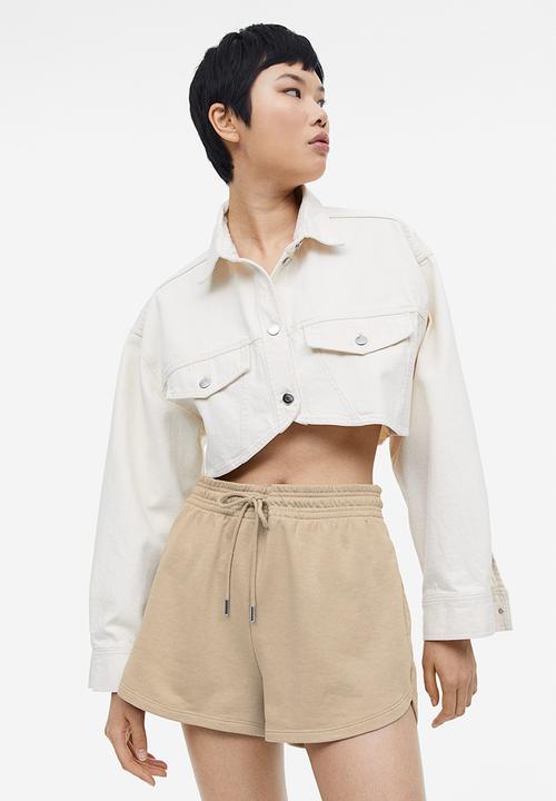 H&M - Sweatshirt shorts - beige