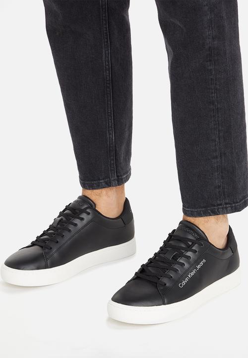 Calvin Klein - Classic cupsole lace up lth - black/white