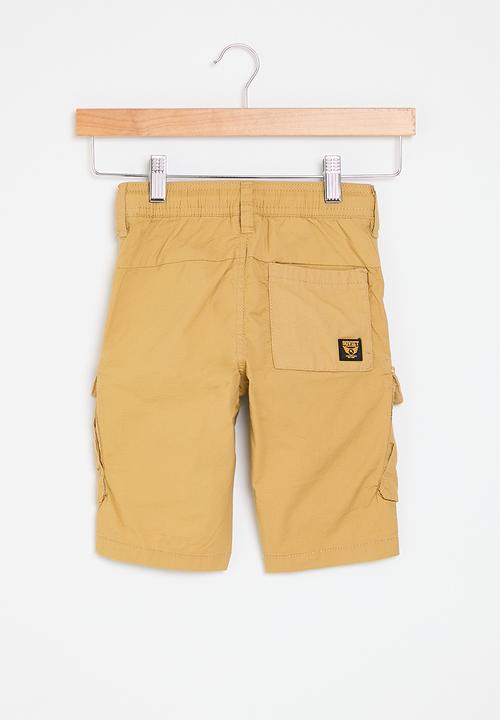SOVIET - Boys cotton short - new khaki