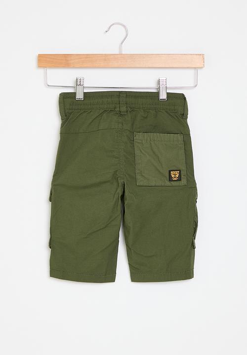 SOVIET - Boys cotton short - olive