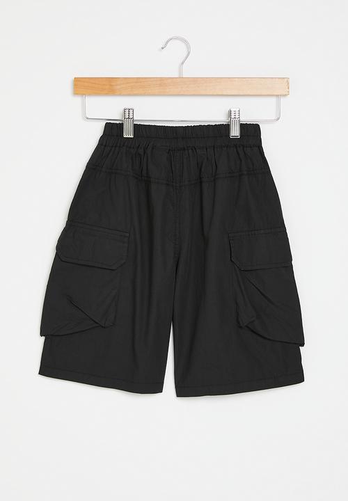 Pop Candy - Wide pockets shorts - black