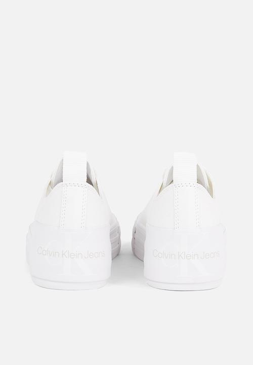 Calvin Klein - Bold vulc flatf lace up wn - bright white