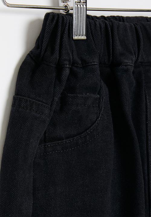 Pop Candy - Denim shorts - black