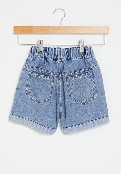 Pop Candy - Denim shorts - stonewash