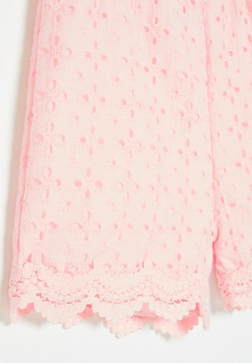 Pop Candy - Anglaise shorts - pink